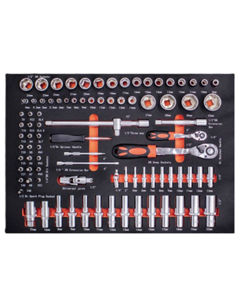 Ahcon Tools set de douilles 89 pièces