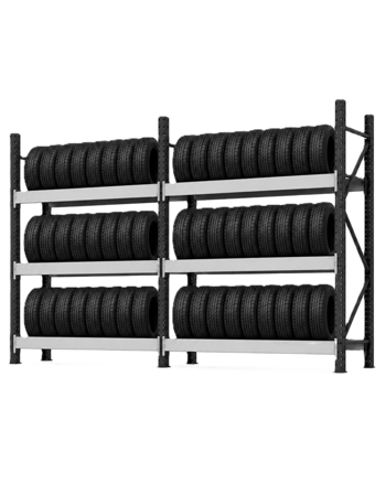 F1 Reifenregal-Starterkit bis 72 Reifen/Räder