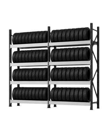 F1 Reifenregal-Starterkit bis 80 Reifen/Räder