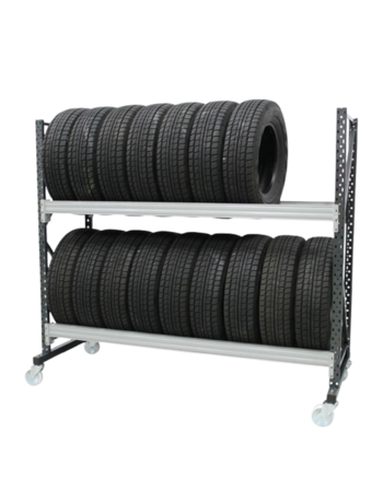 F1 Reifenregal Trolley