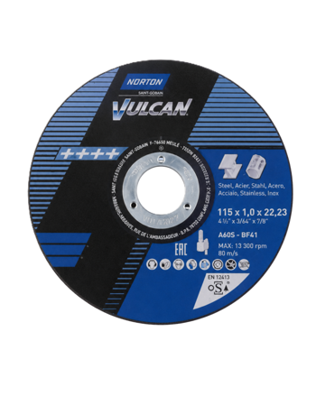Norton Trennscheibe Vulcan Ø 115 x 1,0 x 22,23mm