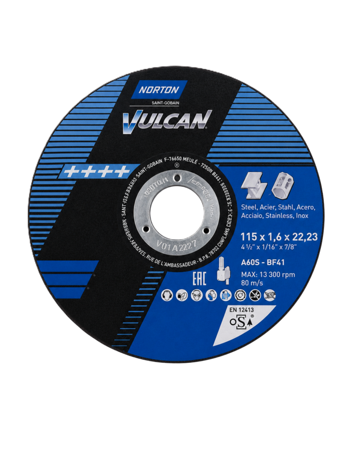 Norton Trennscheibe Vulcan Ø 115 x 1,6 x 22,23mm