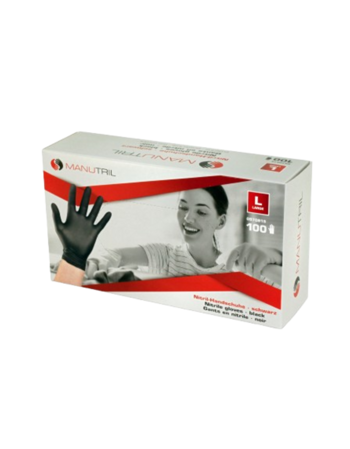 Nitril Handschuhe Schwarz M