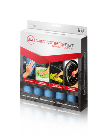 Microfibra Set Blu 40x40 cm