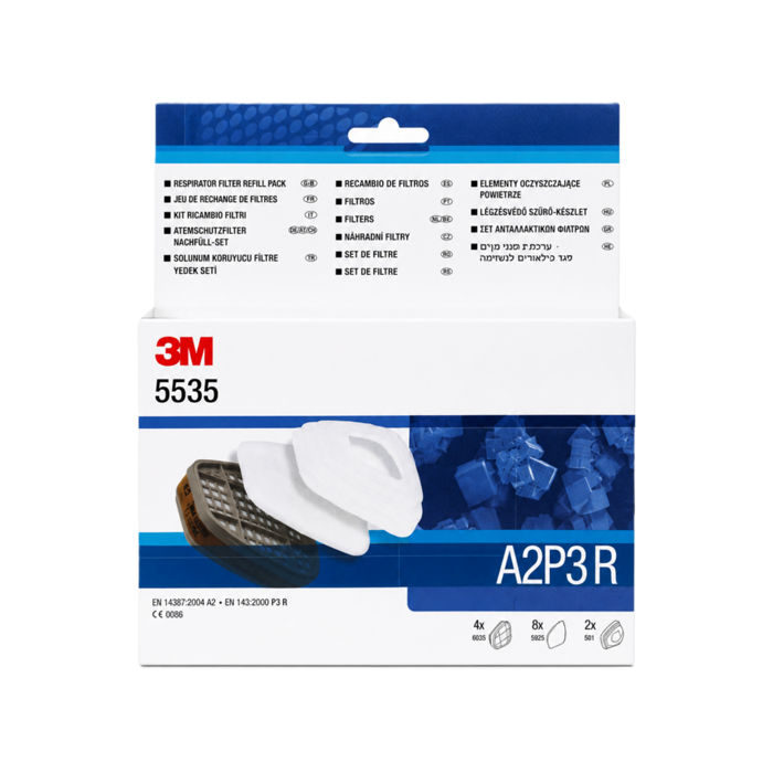3M Nachfüllfilter Set A2/P3 für 6000/7500 Serie