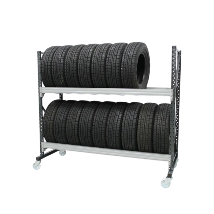 F1 Reifenregal Trolley