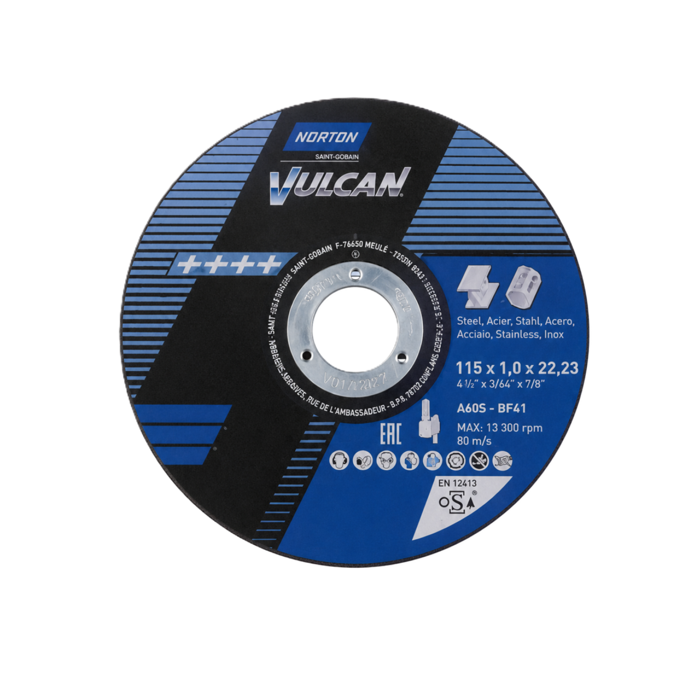 Norton Trennscheibe Vulcan Ø 115 x 1,0 x 22,23mm