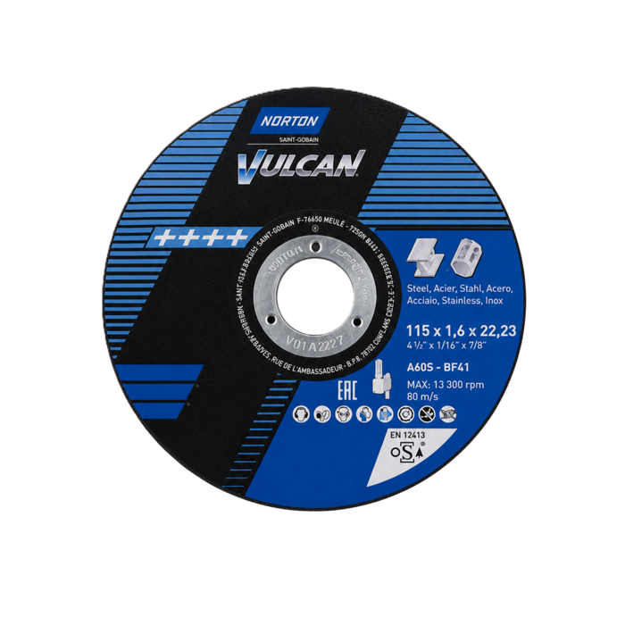 Norton Trennscheibe Vulcan Ø 115 x 1,6 x 22,23mm