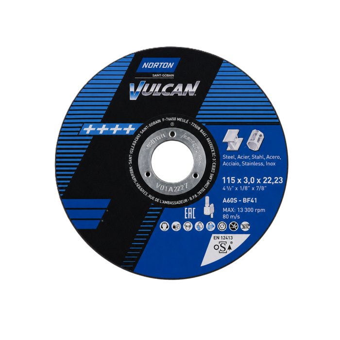 Norton Trennscheibe Vulcan Ø 115 x 3.0 x 22,23mm